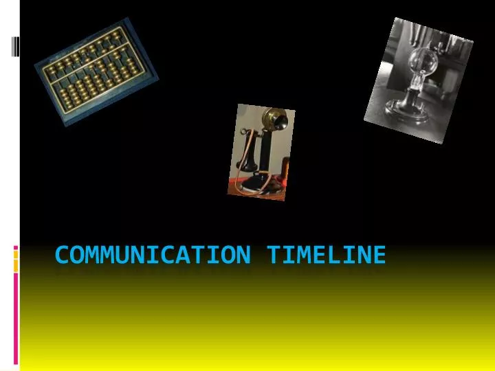 communication timeline