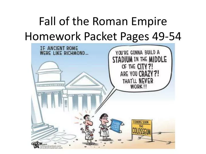 fall of the roman empire homework packet pages 49 54