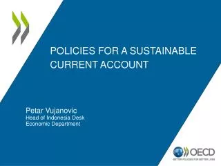 Policies for a sustainable current account