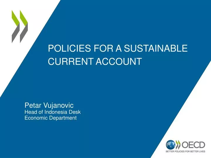 policies for a sustainable current account