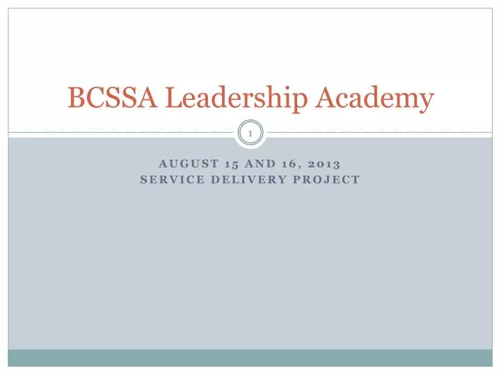 bcssa leadership academy