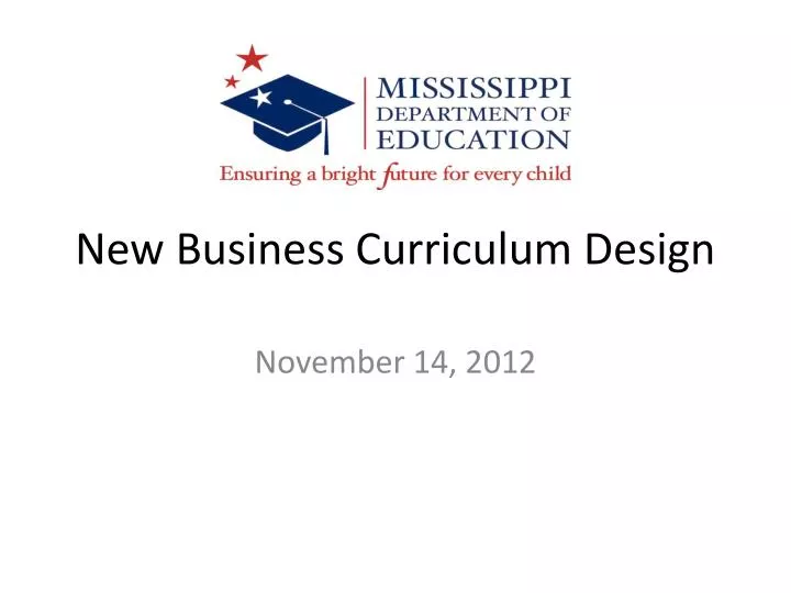 new business curriculum design