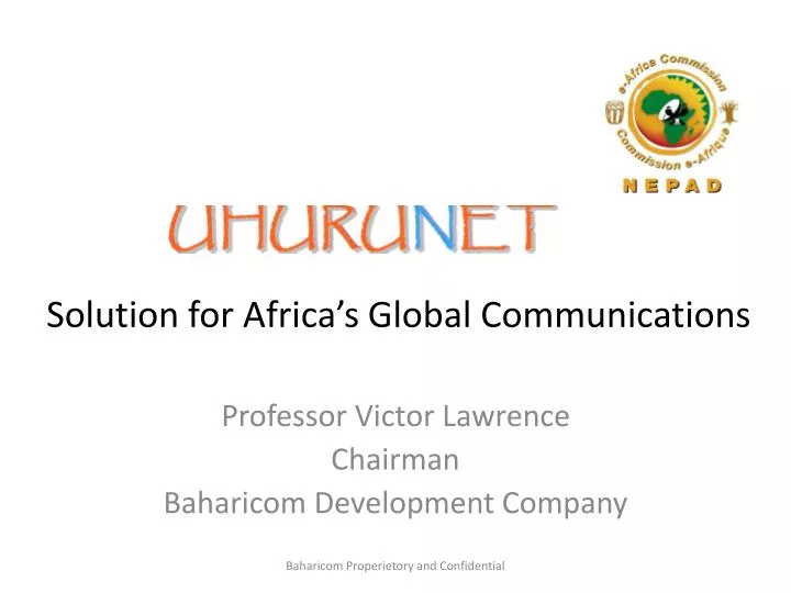 solution for africa s global communications