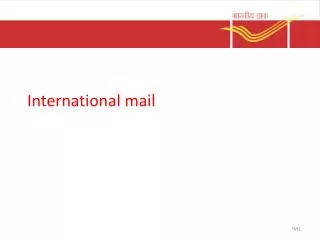 International mail