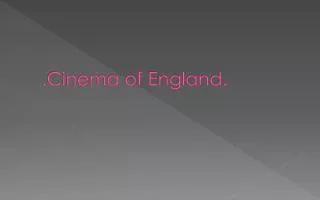 .Cinema of England.