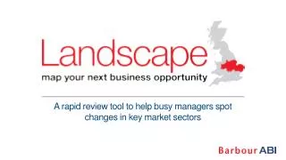 A rapid review tool to help busy managers spot changes in key market sectors