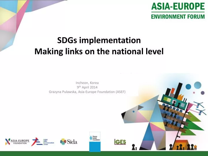 sdgs implementation making links on the national level