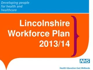 Lincolnshire Workforce Plan 2013/14