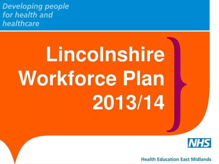 lincolnshire workforce plan 2013 14