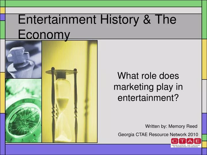 entertainment history the economy