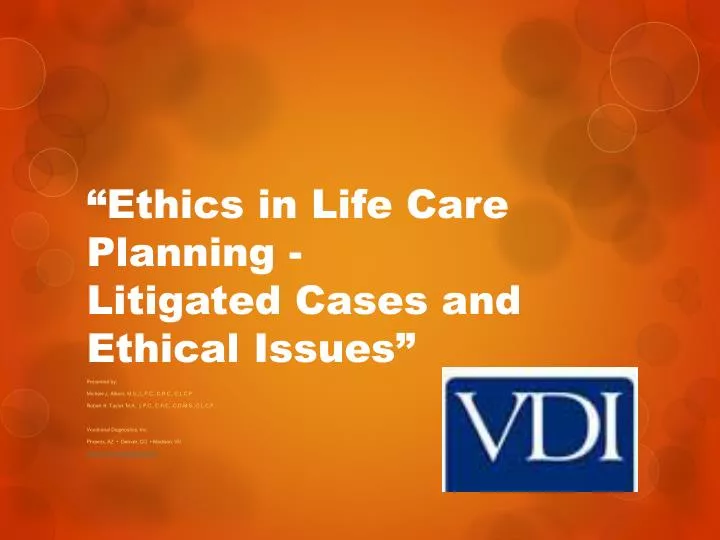 ethics in life care planning litigated cases and ethical issues