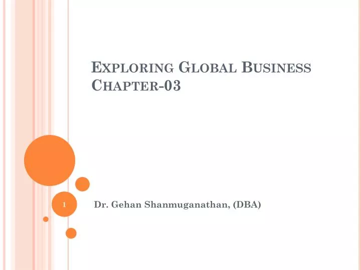exploring global business chapter 03