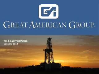 Oil &amp; Gas Presentation January 2014