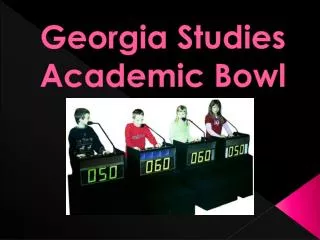 Georgia Studies Academic Bowl