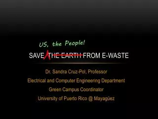 Save the Earth from E-waste