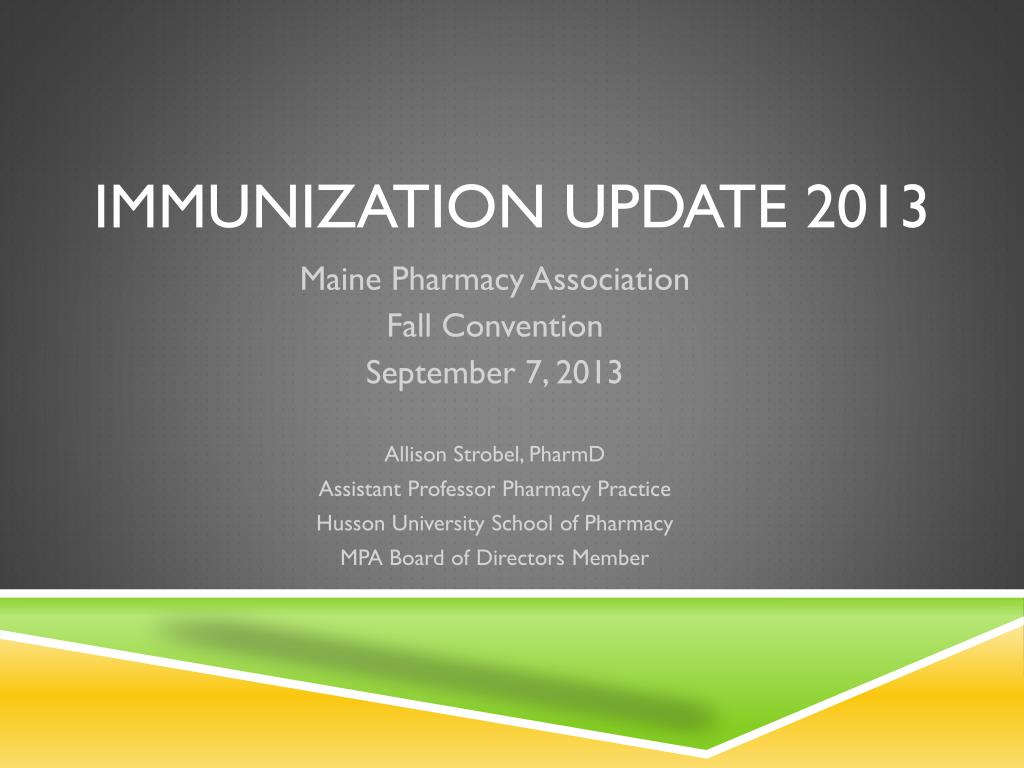 PPT - Immunization Update 2013 PowerPoint Presentation, free download ...