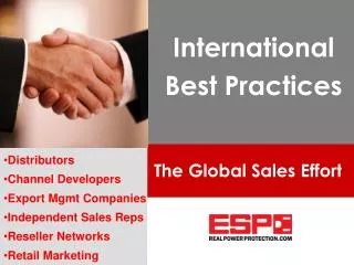 International Best Practices