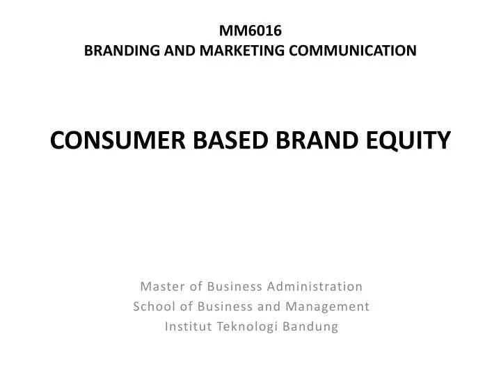 mm6016 branding and marketing communication