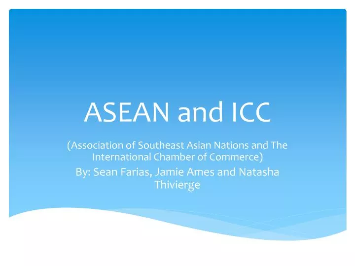 asean and icc