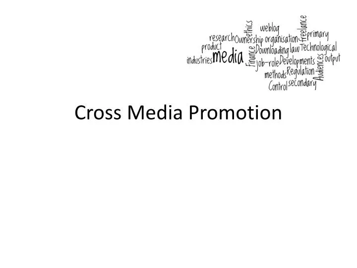 cross media promotion