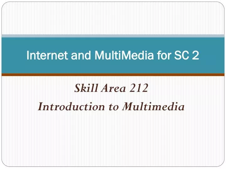 internet and multimedia for sc 2