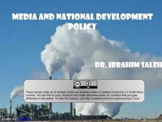 Media and National Development Policy