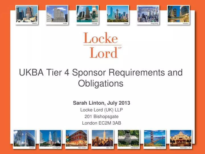 ukba tier 4 sponsor requirements and obligations