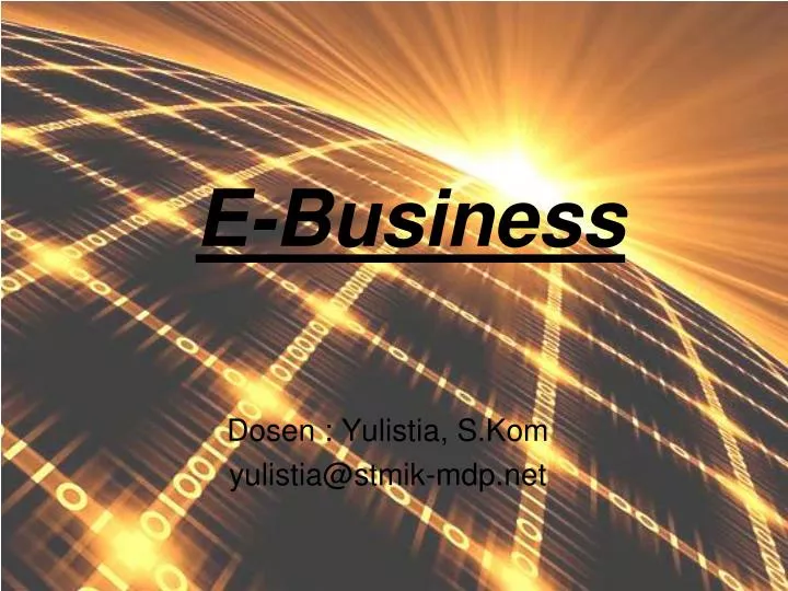 e business