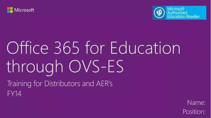office 365 for education through ovs es