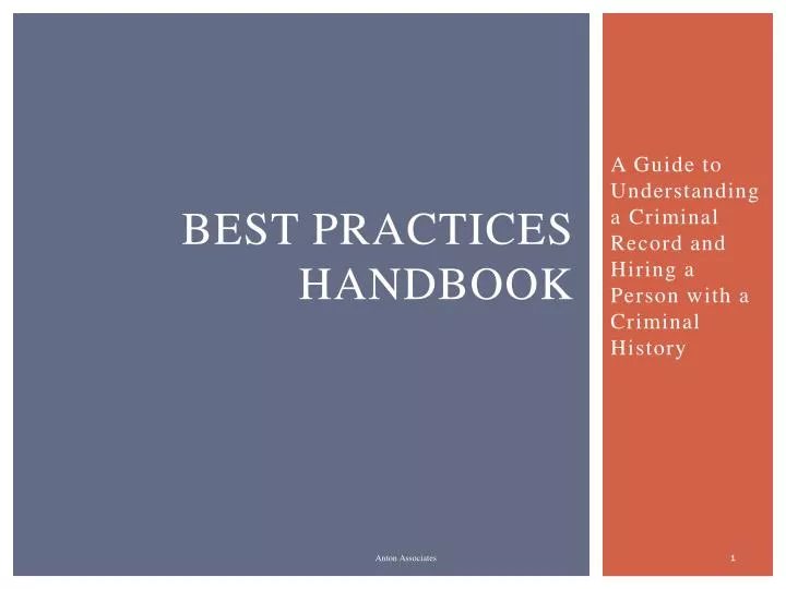 best practices handbook