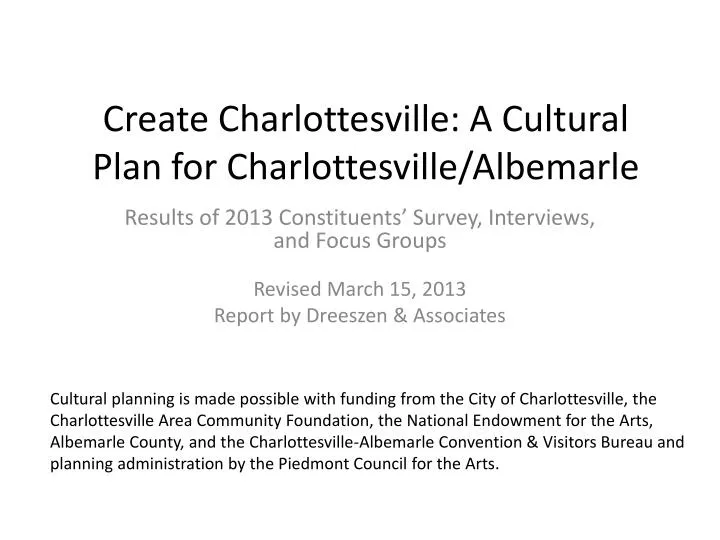 create charlottesville a cultural plan for charlottesville albemarle