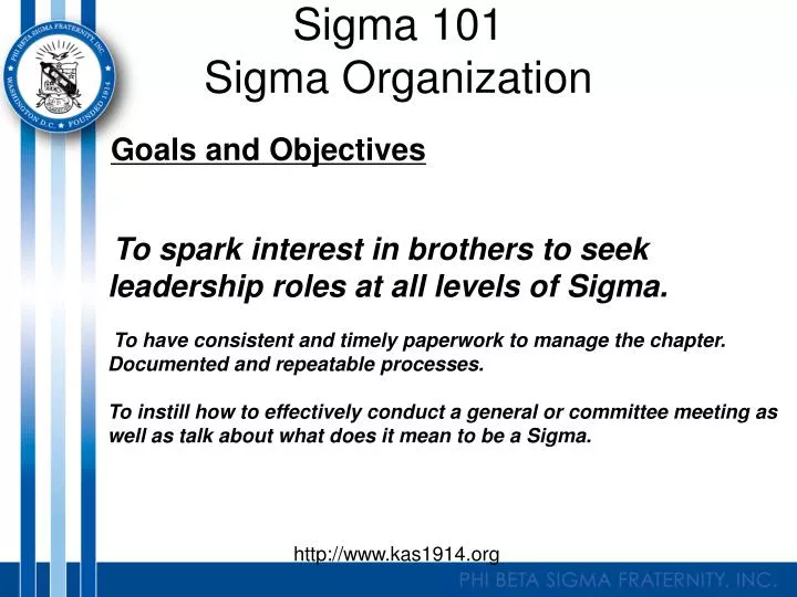 sigma 101 sigma organization