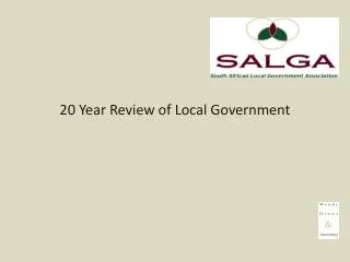 20 Year Review of Local Government