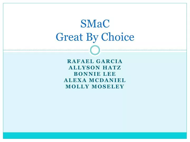 smac great by choice