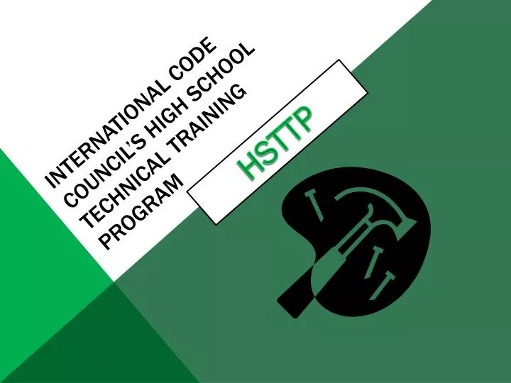 international code council s high school technical training program