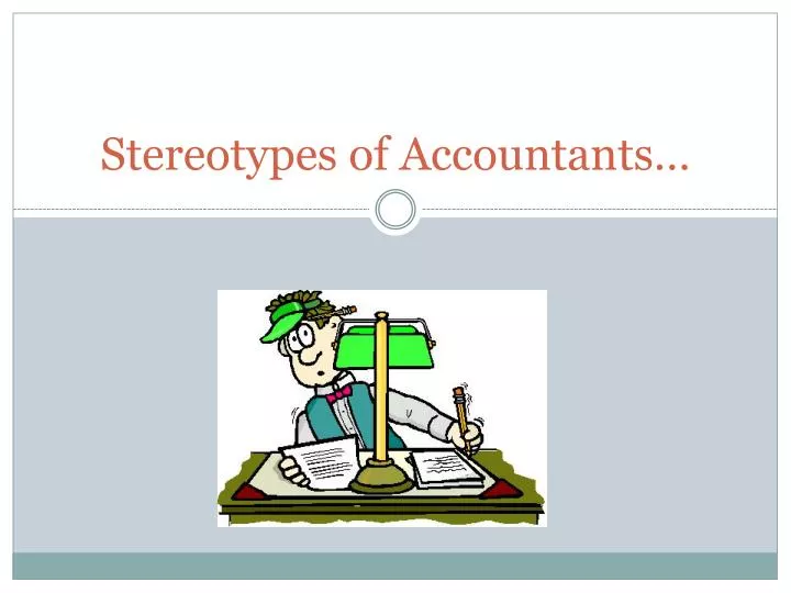stereotypes of accountants