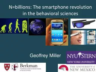 N=billions: The smartphone revolution in the behavioral sciences