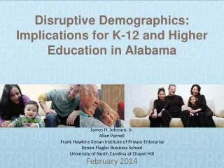 Disruptive Demographics: Implications for K-12 and Higher Education in Alabama