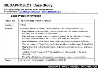 MEGAPROJECT Case Study