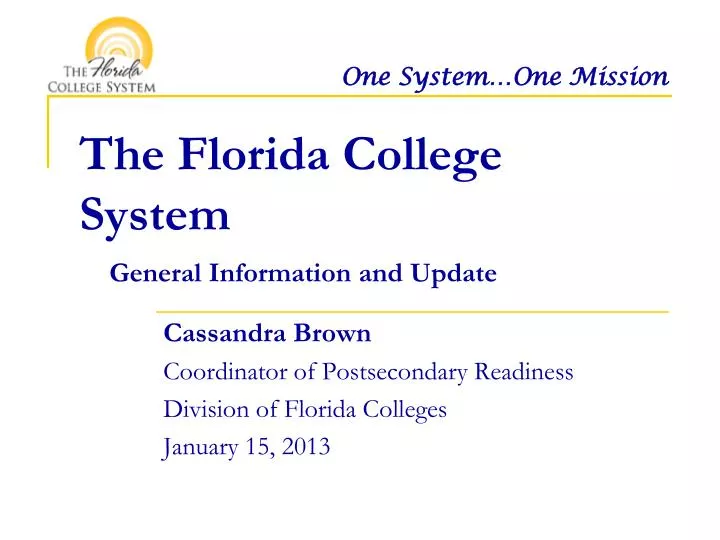 the florida college system