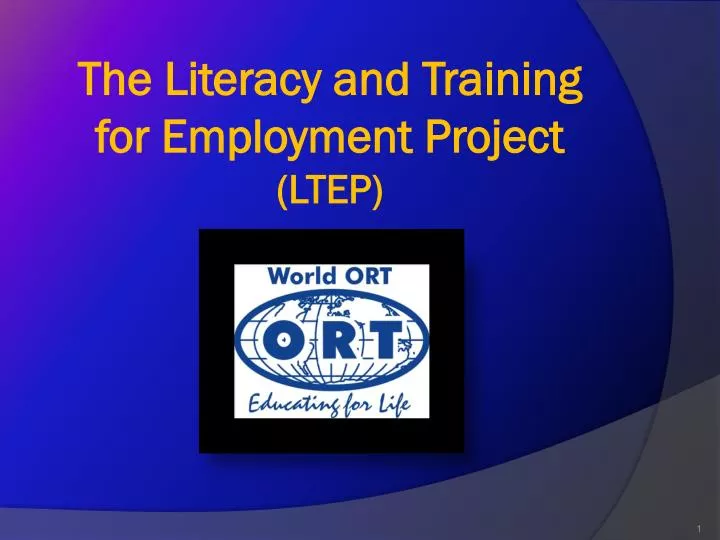 the literacy and training for employment project ltep