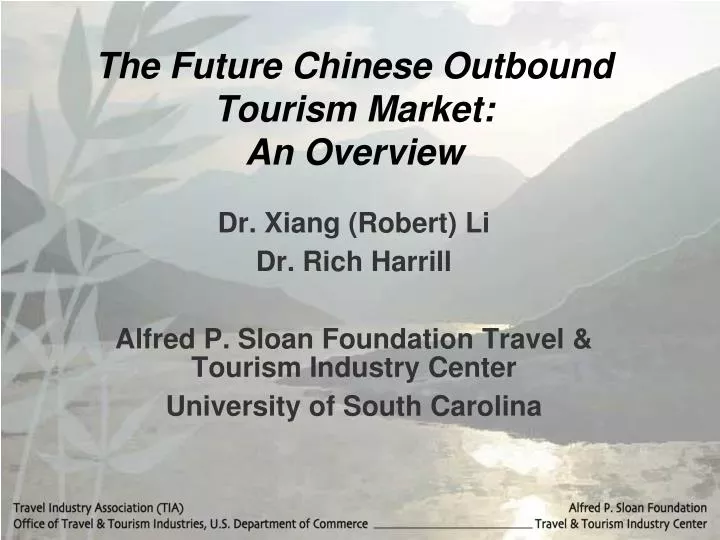 the future chinese outbound tourism market an overview