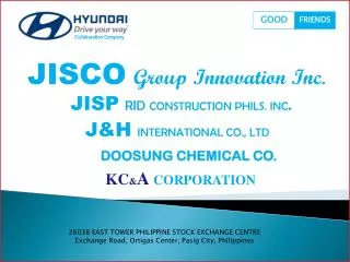 JISCO Group Innovation Inc .