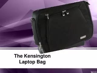 The Kensington Laptop Bag