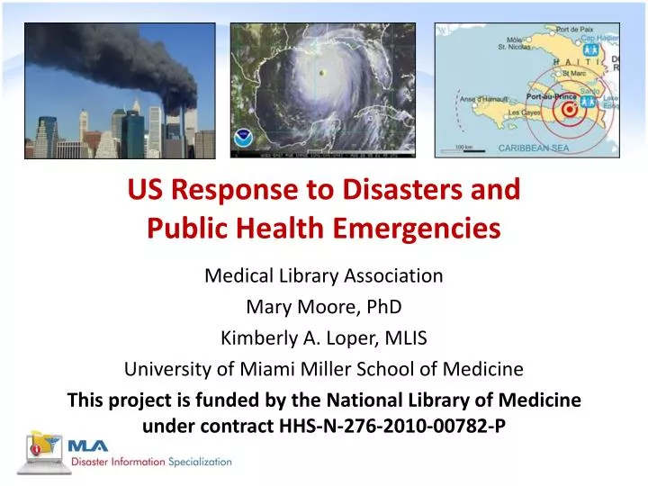 us response to disasters and public health emergencies