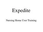 Expedite - slide 1