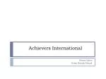 Achievers International - slide 1