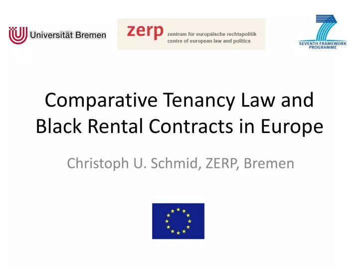 comparative tenancy law and black rental contracts in europe
