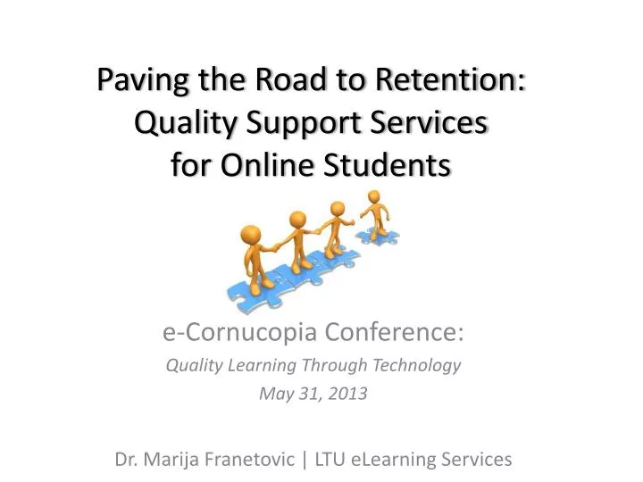 paving the road to retention quality support services for online students