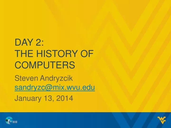 day 2 the history of computers